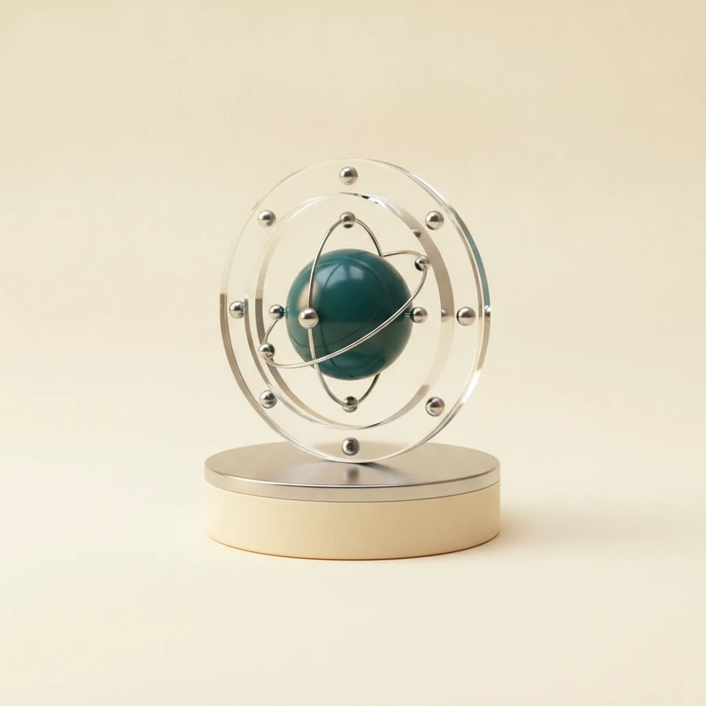 3D render of a teal connect emblem in a glass ring representing Sentus Connect, integrations and identity